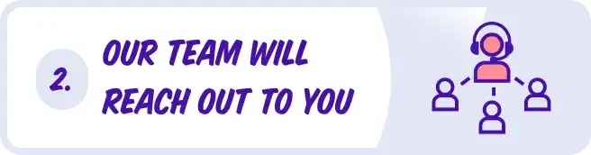 team will reach out to you