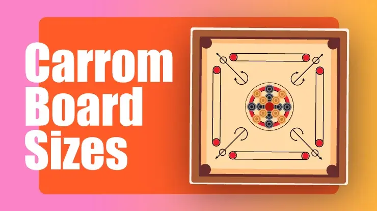 carrom board size